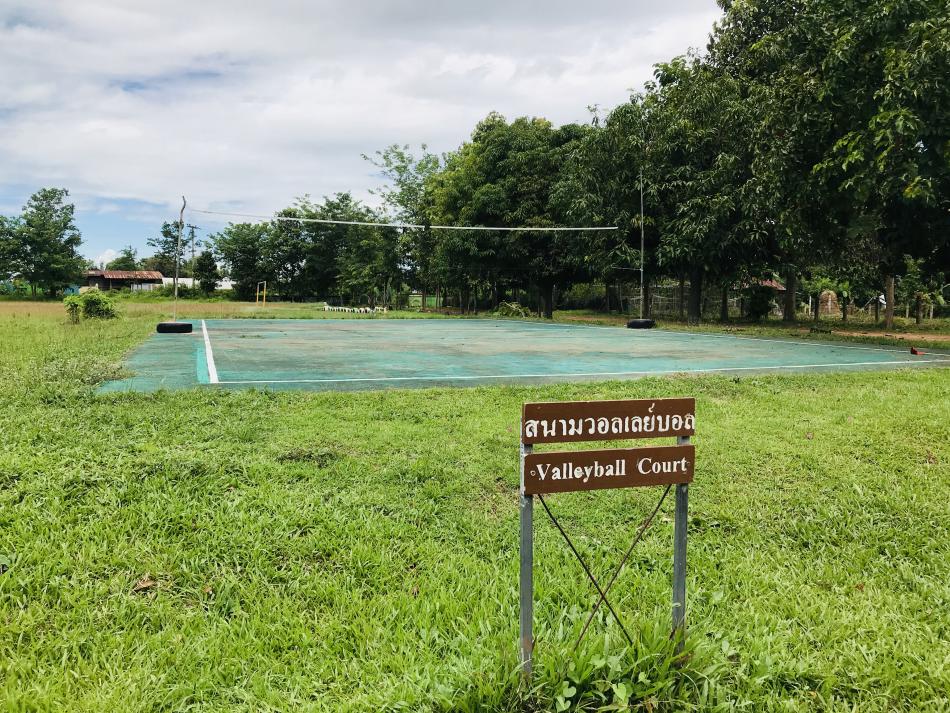 ลานกีฬา สนามกีฬา ในตำบลเหล่าปอแดง