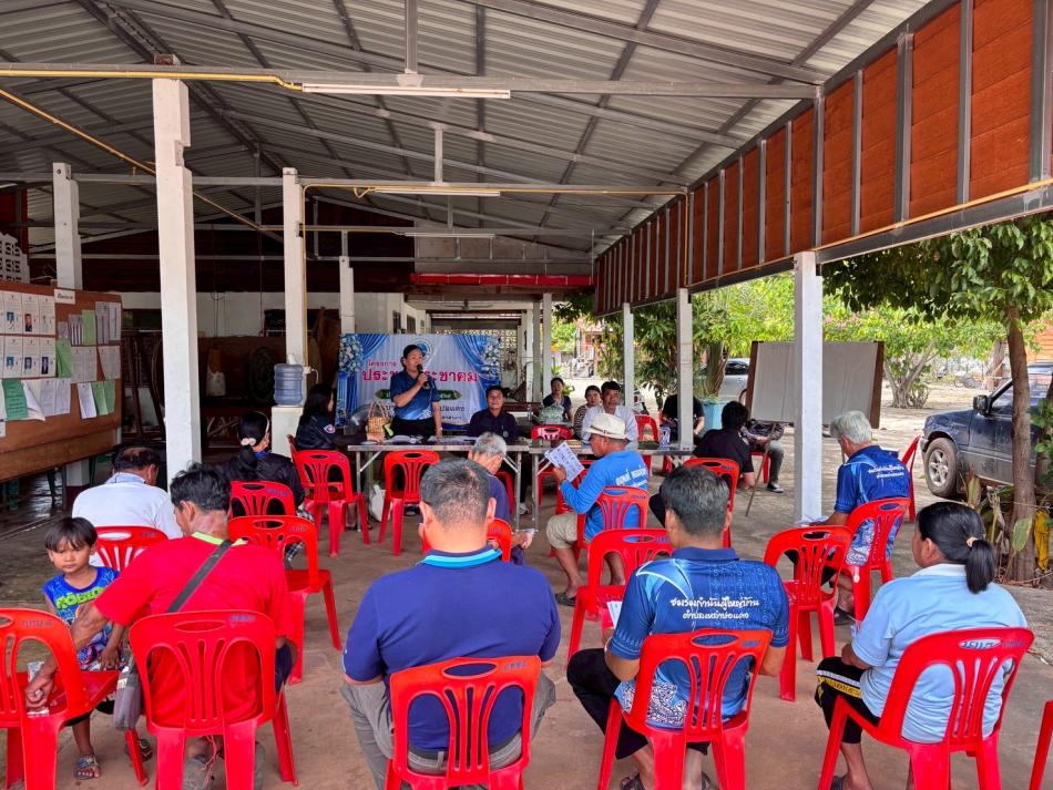 งานวิเคราะห์นโยบายและแผน เทศบาลตำบลเหล่าปอแดง จัดทำโครงการประชุมประชาคมแผนชุมชนและแผนพัฒนาท้องถิ่น ประจำปีงบประมาณ พ.ศ. 2569 ณ วัดบ้านกกส้มโฮง หมู่ที่ 4