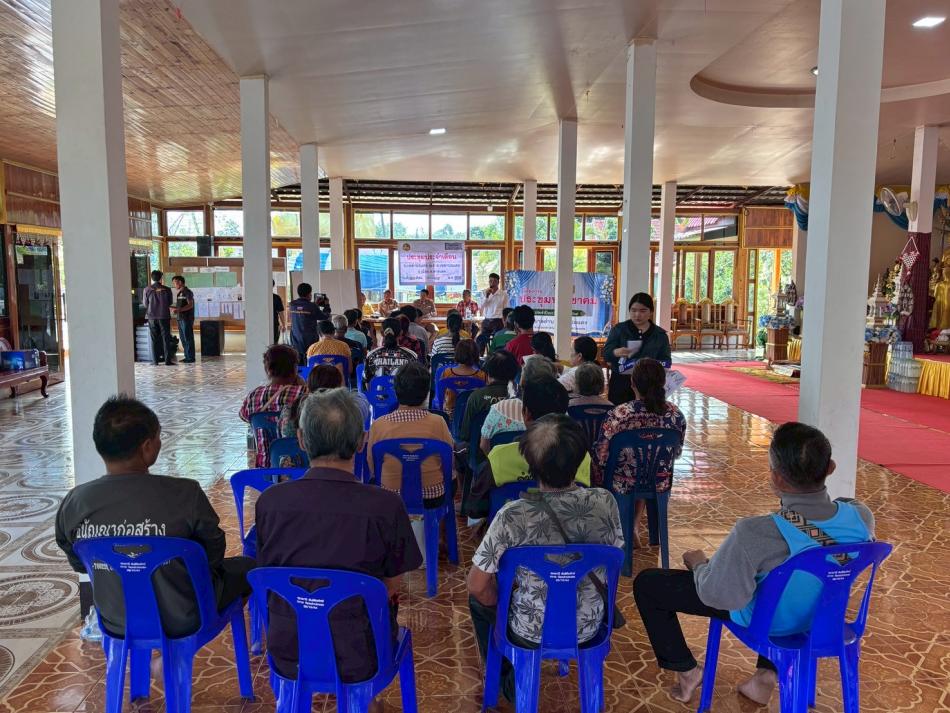 งานวิเคราะห์นโยบายและแผน เทศบาลตำบลเหล่าปอแดง จัดทำโครงการประชุมประชาคมแผนชุมชนและแผนพัฒนาท้องถิ่น ประจำปีงบประมาณ พ.ศ. 2569 ณ ศาลาวัดบ้านเหล่าปอแดง หมู่ที่ 6